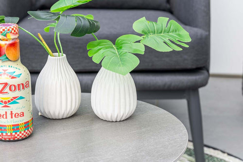 Vento bijzettafel - Ø45xH41 cm - c. black -  Centostone Napoli sand