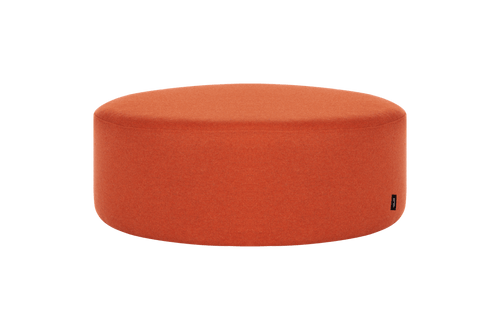 noo.ma FOLK Poef - Terracotta Wool - vtwonen shop