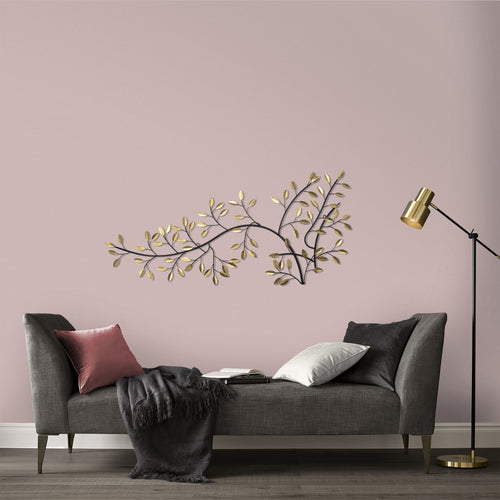 Art for the Home Metal Art - Gold branch 1,08m x 49cm - vtwonen shop