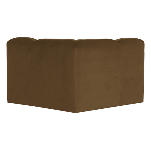 WOOOD hoekelement recht Mojo - Velvet - Honinggeel - 74x105x105