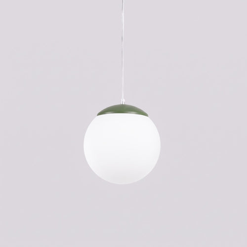 Sollux Lighting Hanglamp UGO 20 olijfgroen - 20x20x110cm