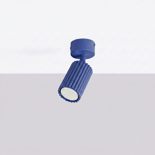 Sollux Lighting Plafondlamp KARBON 1 ultramarijn - 7x7x18cm