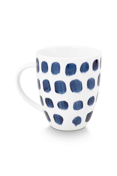 vtwonen - Painted Mok met oor - Serviesset van 4 - 275ml - vtwonen shop