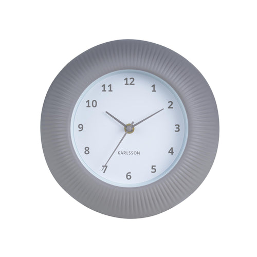 Karlsson wandklok Tender Rib - grijs - Ø25cm - vtwonen shop