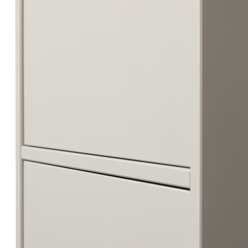 WOOOD opbergkast Meggy Smalle - Grenen hout - Dust /Grijs - 215x55x40