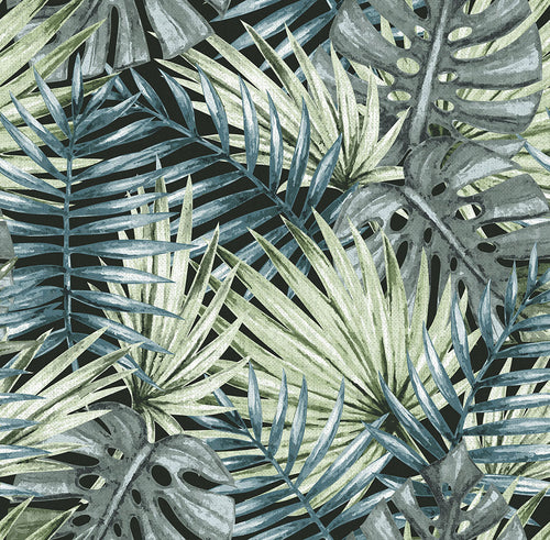 Sanders & Sanders behang palmbladeren groen - 53 cm x 10 m - 640005