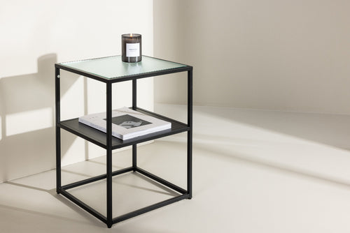 Rebellenclub Bijzettafel Ahanu - 40 x 40 cm - Zwart - vtwonen shop