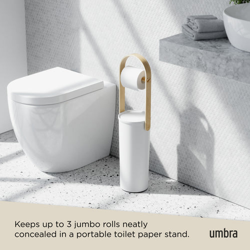 Umbra Bellwood toiletpapier- en reserverolhouder - vtwonen shop