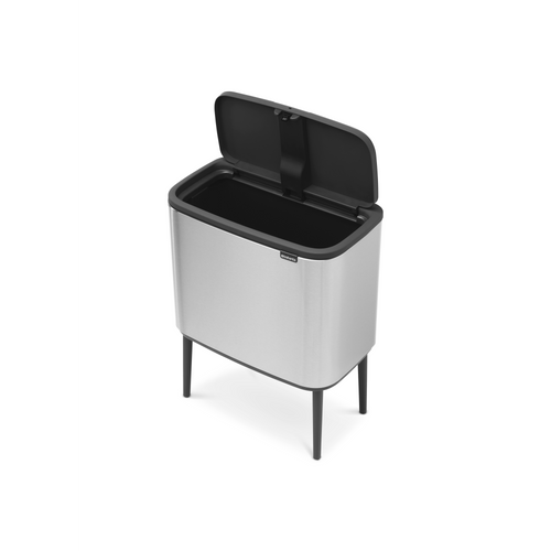 Brabantia Bo Touch Bin, met 1 binnenemmer, 36 liter - Matt Steel Fingerprint Proof