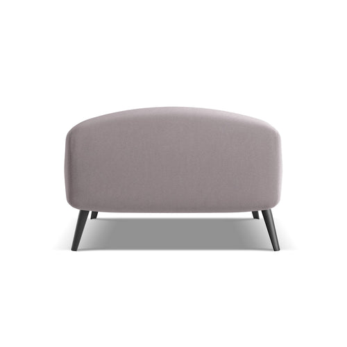 LaMiaSofa Poef Genova - velours - lavendel - 65x65x44