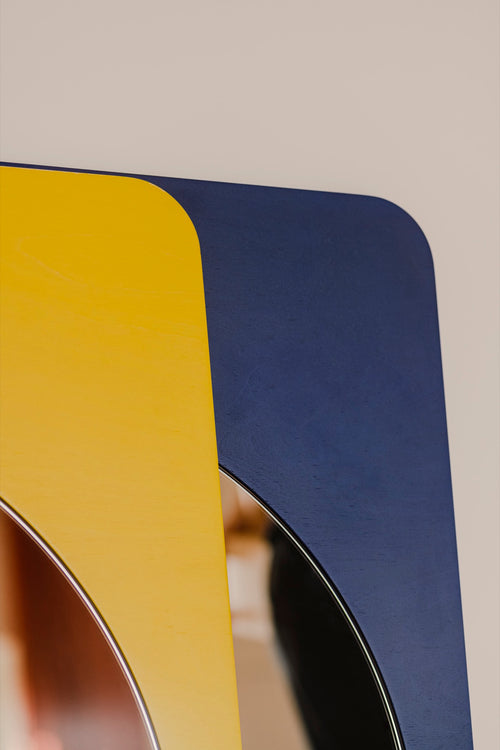 noo.ma AKU Berkenhouten spiegel - Yellow Mellow - vtwonen shop