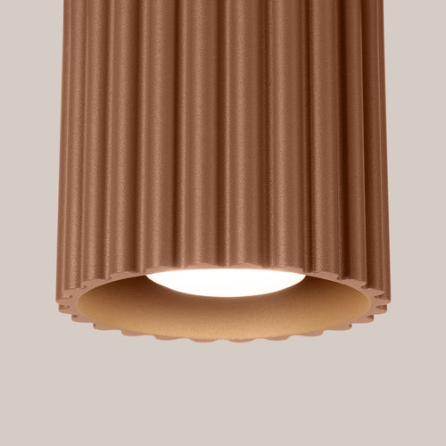 Sollux Lighting Plafondlamp AURA 1 mokka GU10 - 10x10x10cm