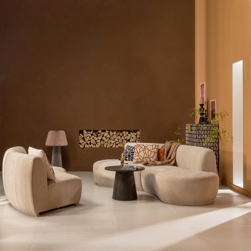 WOOOD salontafel Maan - MDF - Donkerbruin - 40x80x80 - vtwonen shop