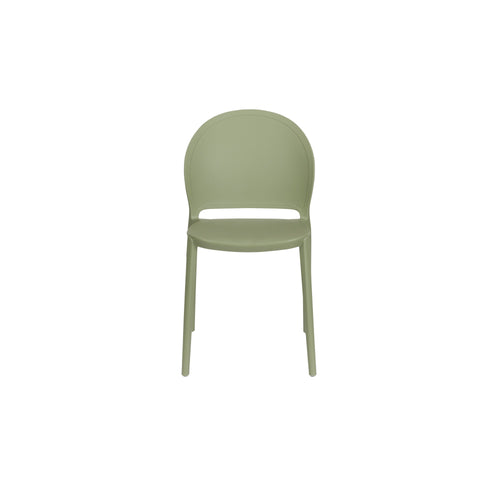 Housecraft Living Sjoerd Tuinstoelen/ Eetkamerstoelen Kunststof Groen - Set van 4 - vtwonen shop