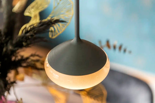 Artdelight hanglamp Phoenix - 1 lichts - 11.6  x 200   cm - champagne
