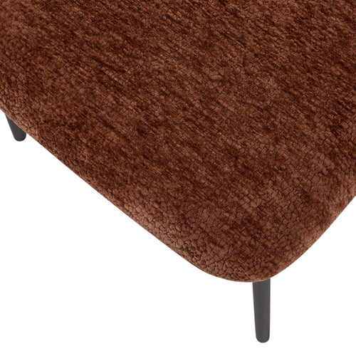 WOOOD eetkamerstoelen Kjeld - Chenille - Groen - Set van 2