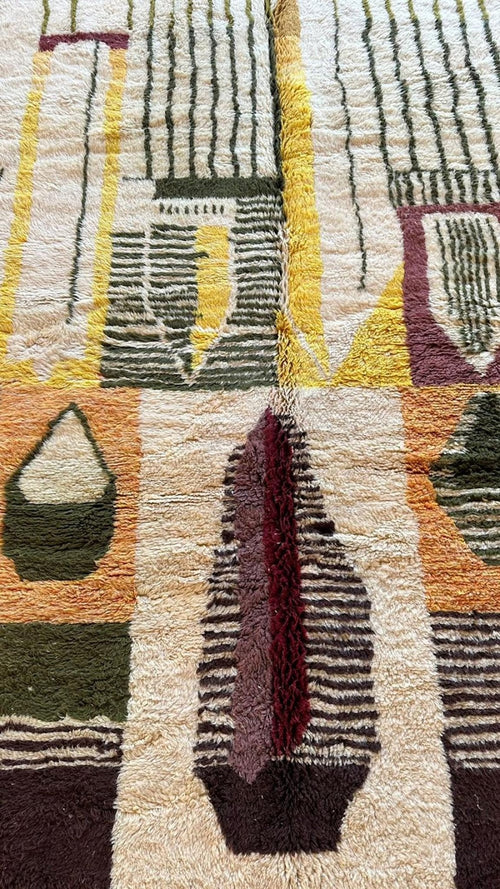 AFK Living vloerkleed Berber - handgemaakt - Wol - 200 x 300 cm
