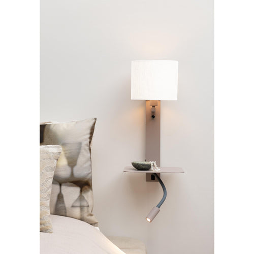 it's about RoMi wandlamp Florence - bruin - 24x24x52cm - vtwonen shop