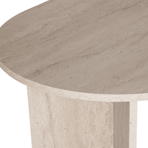 Calicosy - Eettafel met afgeronde randen SABLE - 89,5x180x75 cm