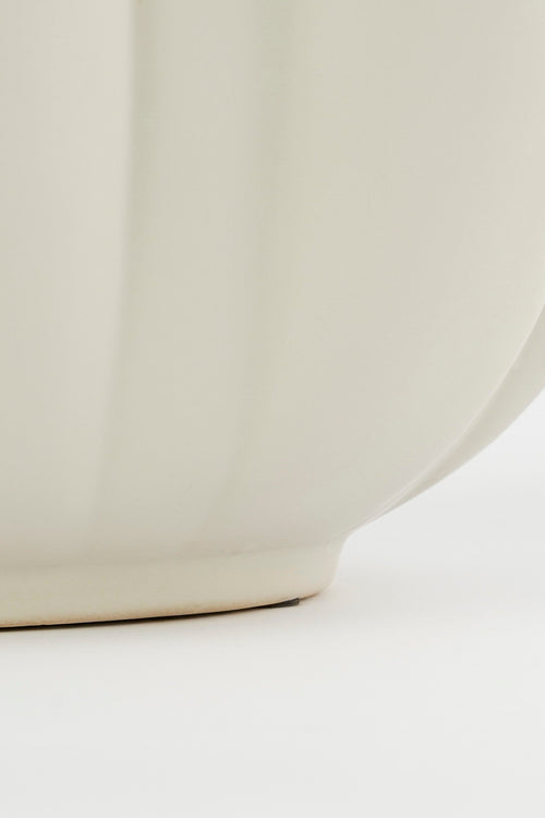 Mica Decorations Minda Tulpenvaas - H34 x Ø28 cm - Keramiek - Taupe