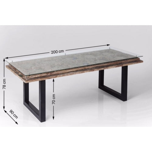 Kare Design Eettafel Kalif 200x90cm - vtwonen shop