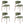 Housecraft Living Claes Eetkamerstoelen Gemêleerd Off-White - Set van 4