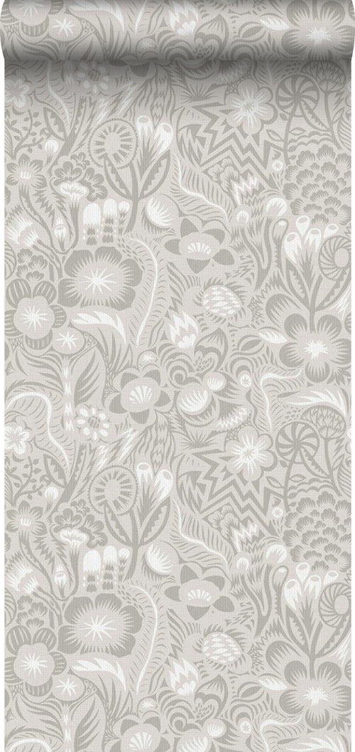 Borastapeter behang bladeren beige - 49 cm x 10.05 m - 660824 - vtwonen shop