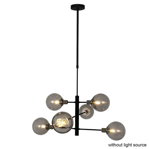 Steinhauer hanglamp Constellation - 6 lichts - 101x 150 cm - zwart - vtwonen shop