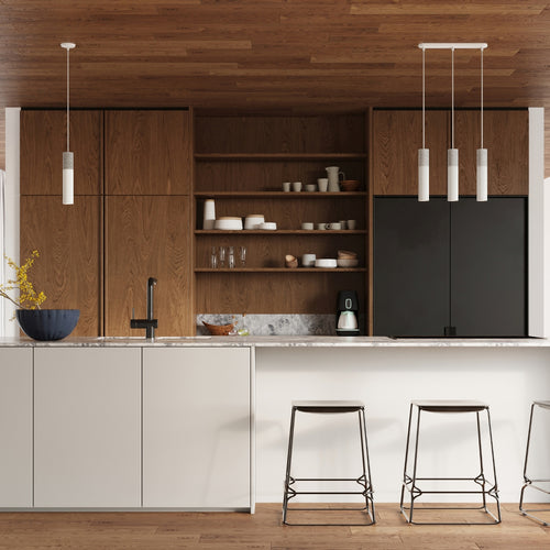 Sollux Lighting Hanglamp BORGIO 1 wit - 8x8x105cm