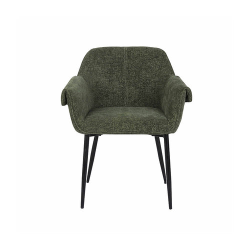 Home Deluxe | CHENO eetkamerstoel - groen, set van 7