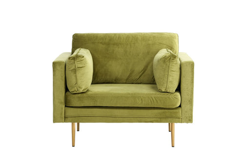 BRAM Fauteuil Renzo - Groen Velours - vtwonen shop
