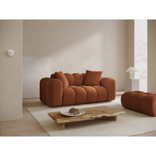 Cosmopolitan Design - Bank Treno 2-zits, chenille baksteen - 94x180x70cm