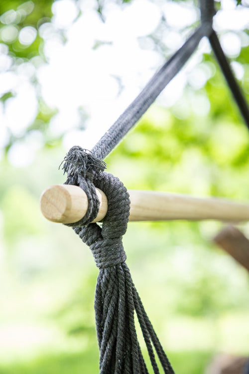 Nest outdoor Colin katoenen tuin hangstoel donkergrijs - vtwonen shop