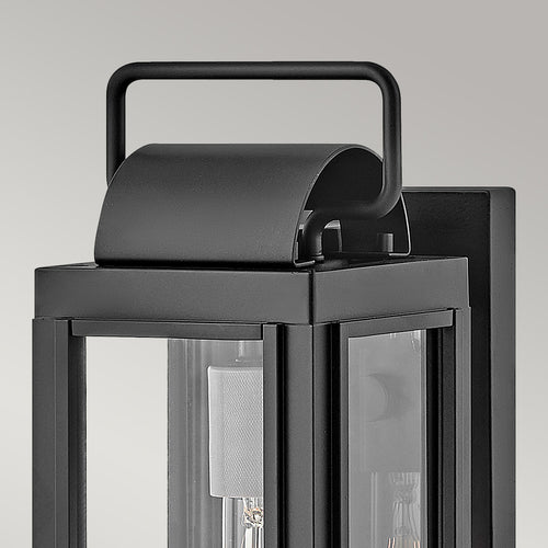 Elstead Hinkley Sag Outdoor Wandlantaarn Zwart, IP44