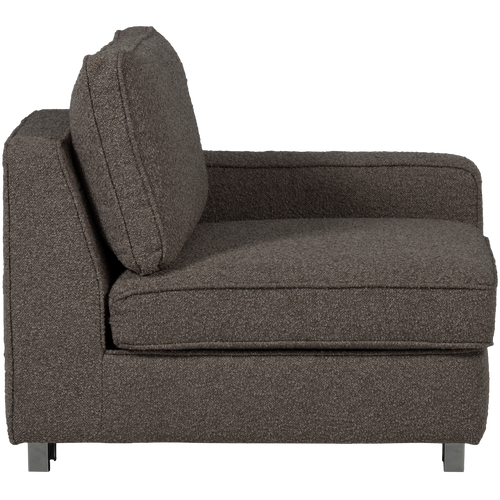 vtwonen element 1--zits met arm rechts Lazy - Bouclé - Antraciet - vtwonen shop