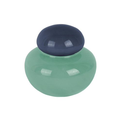 Present Time vaas Nuevo Dulce - blauw - Ø13.5cm - vtwonen shop