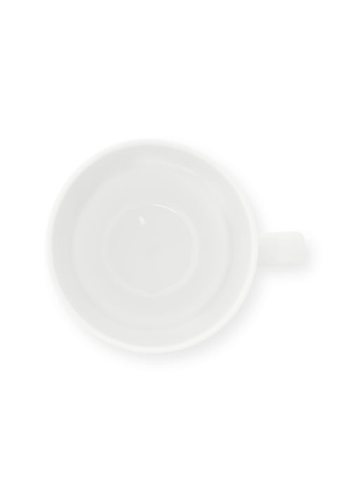vtwonen - Basic - mokken set van 6 - porselein - wit - 275 ml