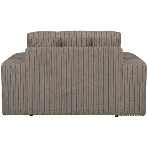 WOOOD loveseat Second Date - Grove Ribstof - Mud - 78x136x101 - vtwonen shop