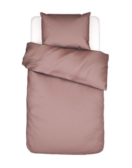 Essenza Minte dekbedovertrek - Eenpersoons – 140x200/220 cm - Woodrose
