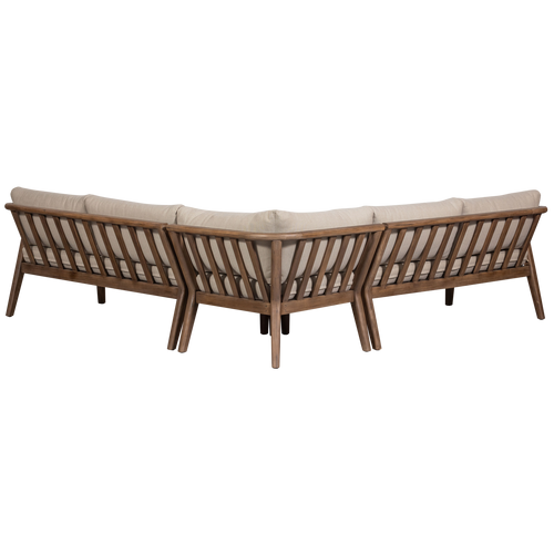 WOOOD loungeset Biam - Acacia Hout - Naturel - 67x227x227 - vtwonen shop