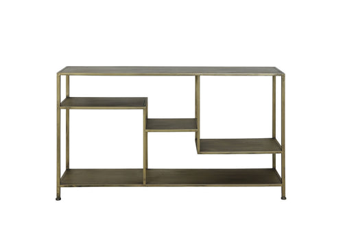 Light & Living tafel  - goud - 141x37x81 cm