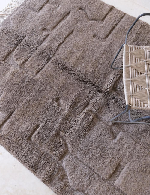 AFK Living vloerkleed Berber - handgemaakt - Wol - 80 x 240 cm