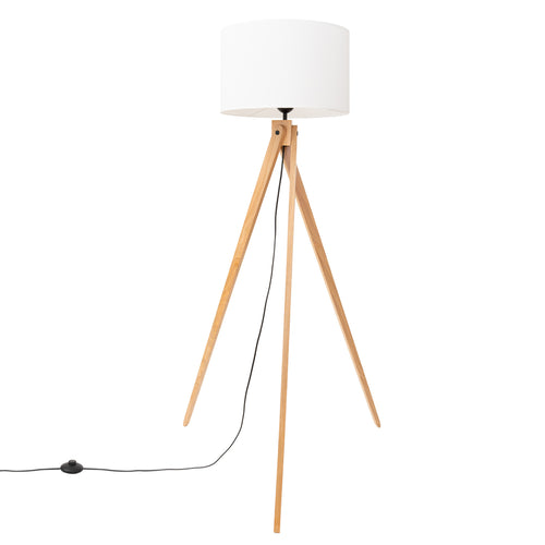 Sollux Lighting Staande lamp NATT wit - 77x77x140cm