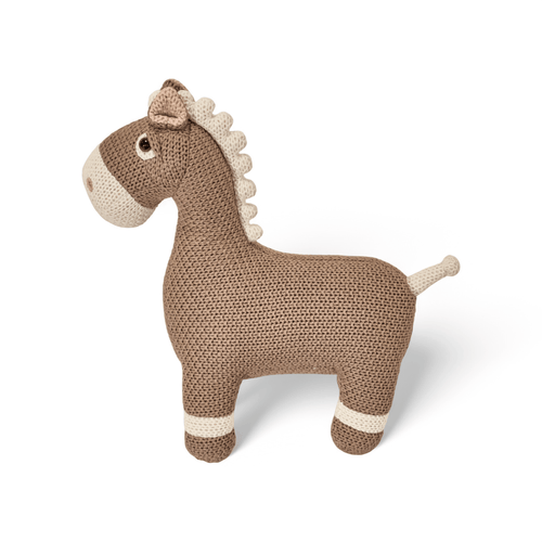 Pintado & Lacado knuffeldier Paard - bruin - 42 cm