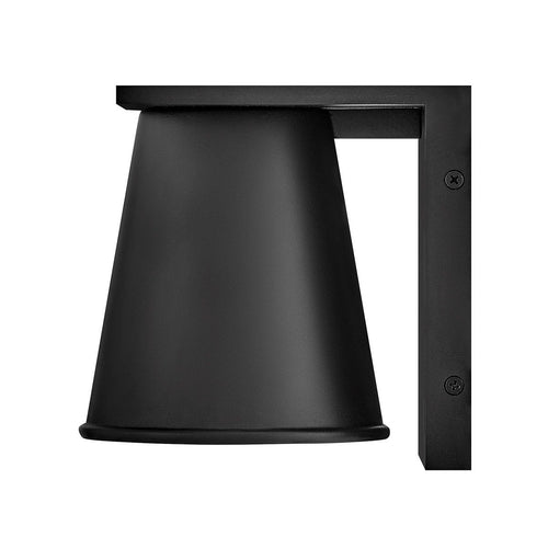 Außenwandleuchte Modern Strukturiert Schwarz 2700K IP44 1x GU10
