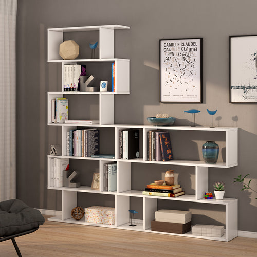 Calicosy - Bücherregal mit 6 Fächern ATHENA - 24x80x192 cm
