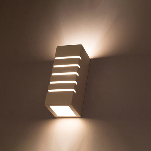 Sollux Lighting Wandlamp keramiek SAMIR - 10,5x10,5x26cm