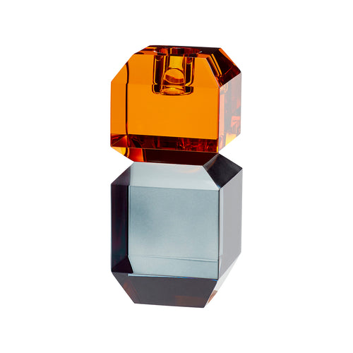 Hübsch kandelaar Gem - kristal - 6x6xh14cm - vtwonen shop