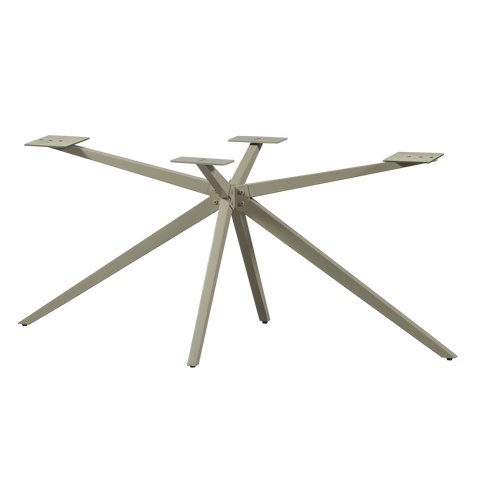 WOOOD kruispoot Xl Holland - Metaal - Dakargrau - 72x170x80 - vtwonen shop