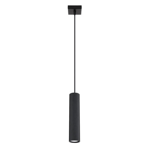 Sollux Lighting Hanglamp KARBON 1 zwart - 8x8x118cm